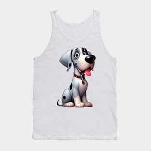 Cute Great Dane Tank Top